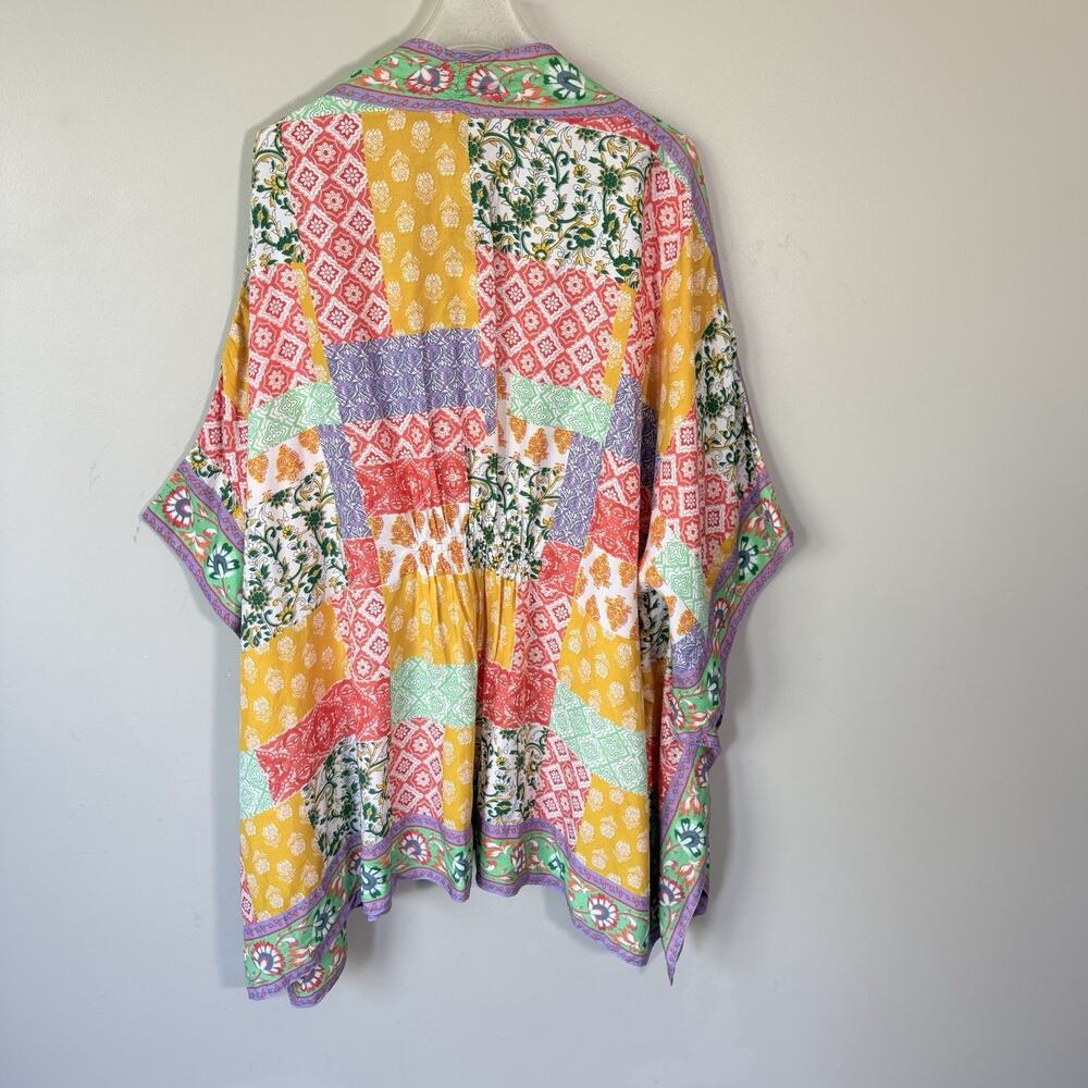ANTHROPOLOGIE Tolani Collection Raelyn Kimono Draped Cardigan Top Size XL NEW - Picture 5 of 6